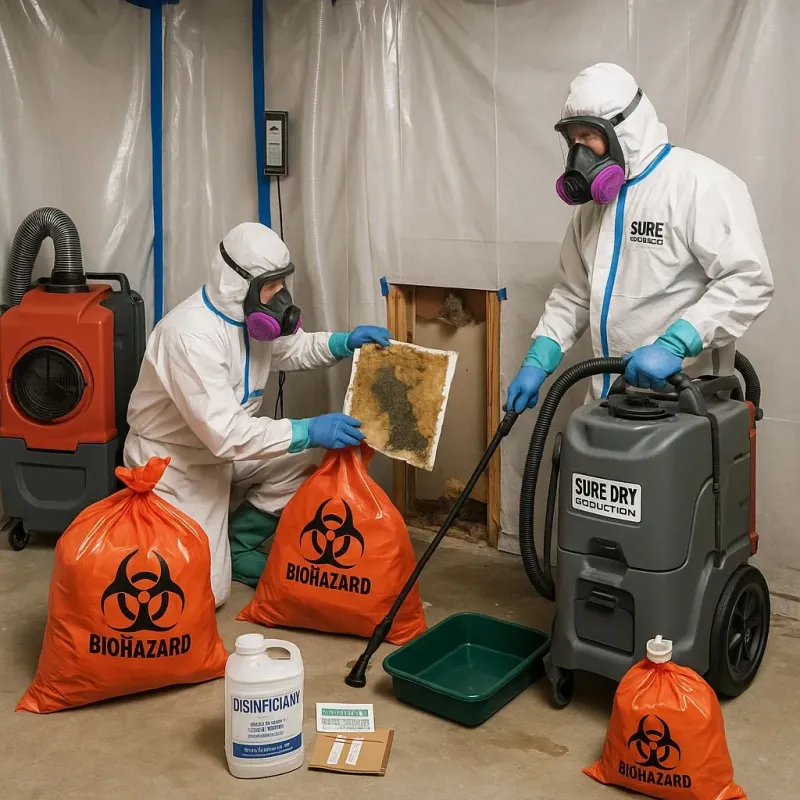 Contaminated Water Handling Protocols process in Amelia, LA