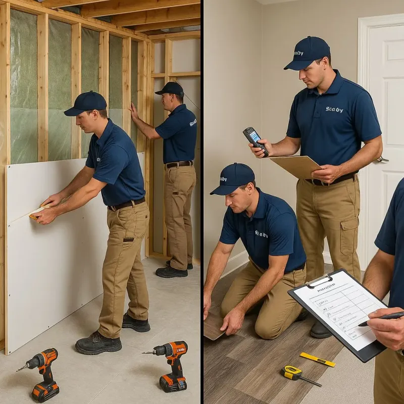 Repairs and Reconstruction process in Amelia, LA