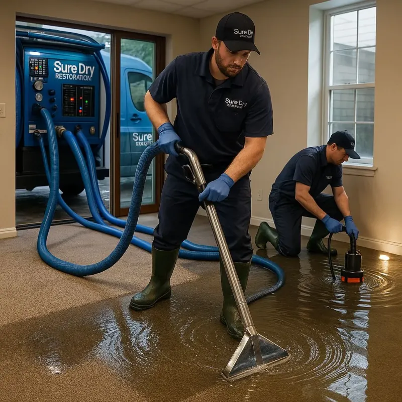 Water Extraction and Removal process in Amelia, LA
